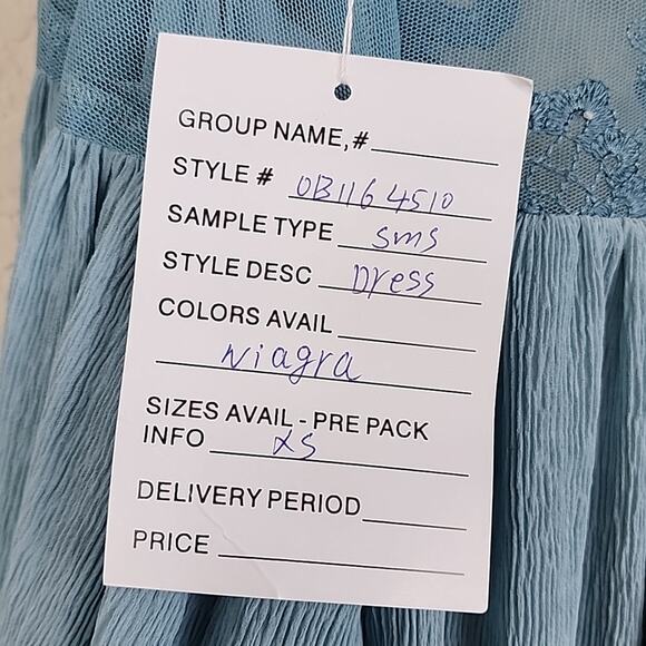 NWT Free People Embroidered Boho Dress - Picture 7 of 7